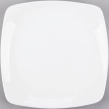 PLATE SQUARE COUPE 8" EUROPEAN WHITE  2DZ